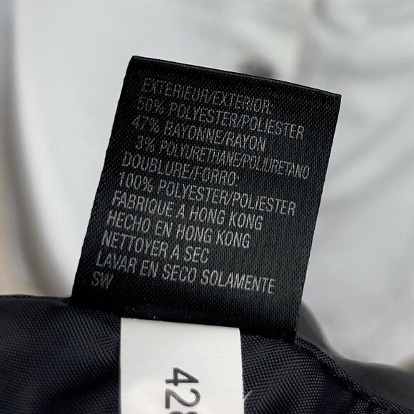 Tahari ASL Levine Petite Green Black Geometric Print Longline Jacket Coat 10P‎ - Picture 9 of 9